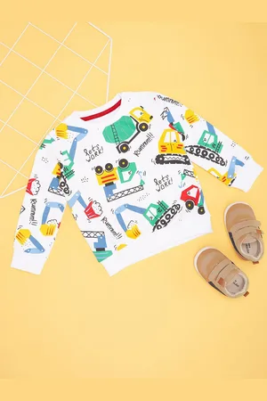 Pantaloons Boys Conversational Printed Sweatshirt