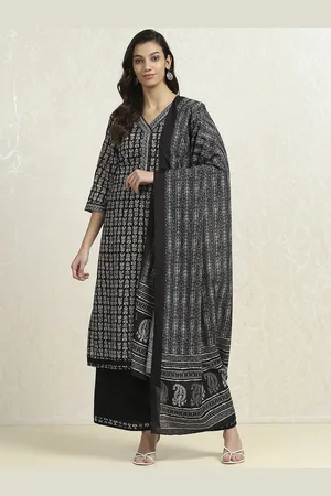 Biba Floral Printed Unstitched Dress Material