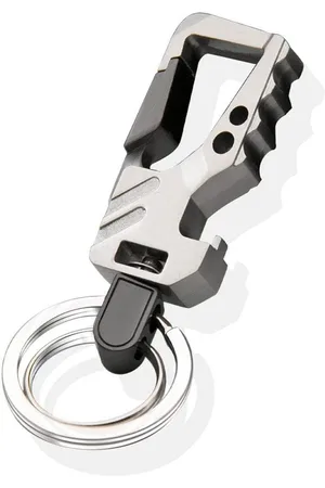 Contacts Silver-Toned Solid Heavy Duty Stainless Steel Key Chain Bottle Opener With Double Key Rings