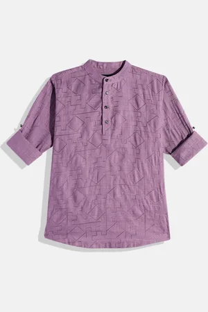 CHARCHIT Boys Comfort Embroidered Casual Shirt