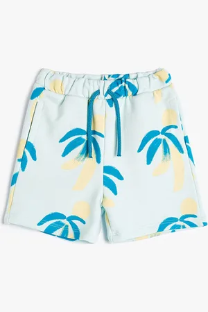 Koton Boys Graphic Printed Pure Cotton Shorts