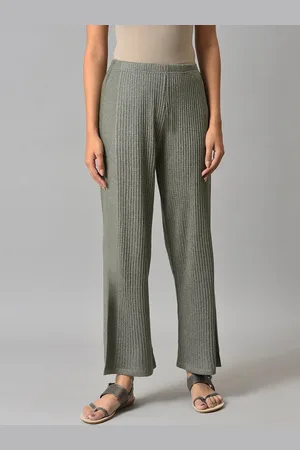 Elleven Women Grey Palazzos