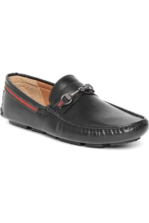 Mocas Men Black Driving Shoes