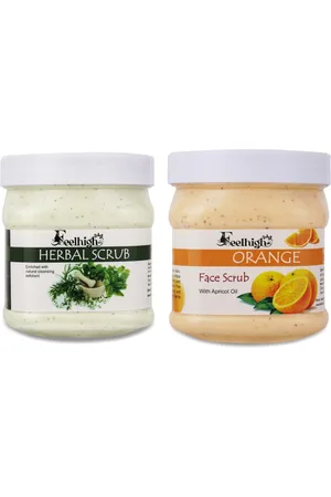 FEELHIGH Set of 2 Herbal & Orange Face Scrub -500mlEach