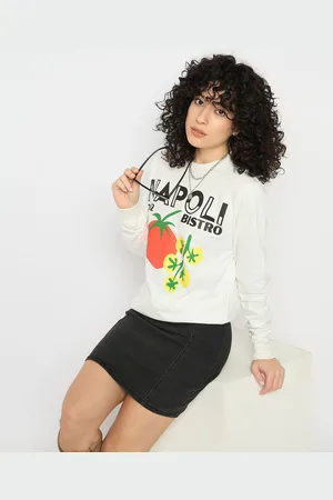 Mast & Harbour Women Printed Pullover Sweatshirt