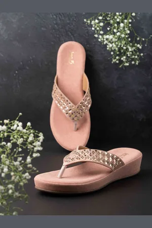 Inc 5 Women Embellished Fashion Open Toe Flats