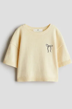 H&M Girls Knitted Solid Top