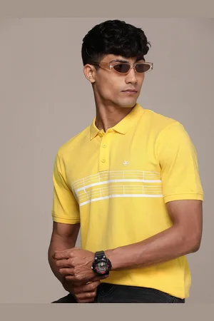 WROGN Men Polo Collar Pure Cotton T-shirt