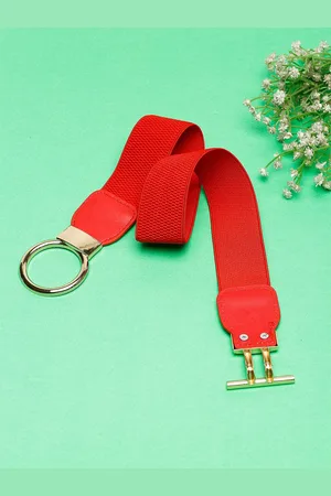 DressBerry Women Red Belt