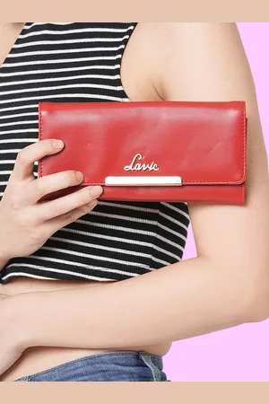 LAVIE Women Red Solid BIMET PRO BIFOLD Long Wallet