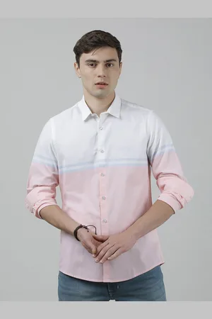 Crocodile Slim Fit Colourblocked Opaque Casual Cotton Shirt