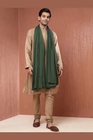 Fabindia Fringed Border Woollen Shawl