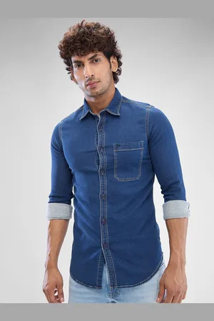 SPYKAR Men Slim Fit Opaque Casual Shirt