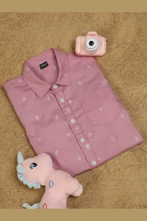 HOOP Boys Conversational Slim Fit Shirts