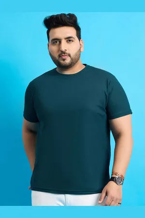 Bigbanana Plus Size Round Neck Bio Finish Short Sleeves T-shirt