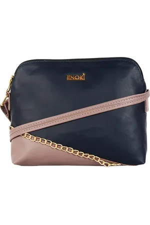 ENOKI Blue Structured Sling Bag