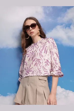 Corsica Floral Printed Shirt Style Top