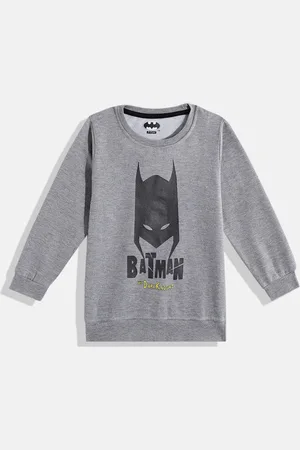 Eteenz Boys Batman Print Cotton Sweatshirt