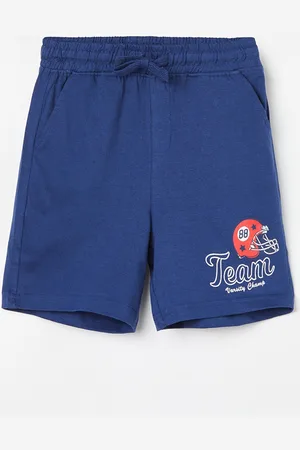 Lifestyle Boys Printed Mid-Rise Pure Cotton Shorts