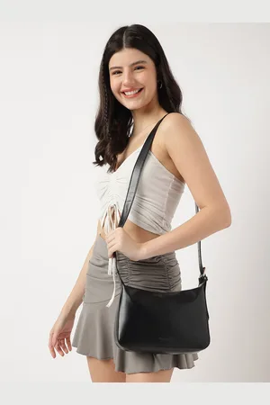 Fastrack Women Ivory Black Sling Bag