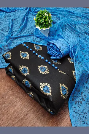 Lilots Printed Unstitched Dress Material