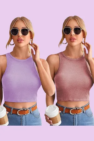 Mast & Harbour Cotton Crop Top