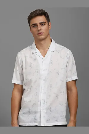 Louis Philippe Men Slim Fit Opaque Printed Casual Shirt
