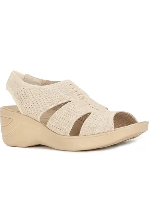 Naturalizer Wedge Peep Toes with Laser Cut Heels