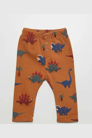 KIABI Infants Boys Printed Pure Cotton Leggings