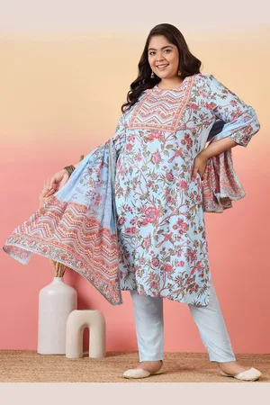 Sztori Women Floral Printed Regular Kurta with Trousers & With Dupatta