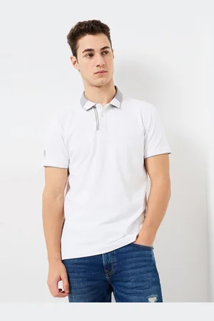 SPYKAR Men Solid Polo Collar Cotton Slim Fit T-shirt