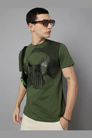 Free Authority Men Punisher Printed Cotton T-shirt