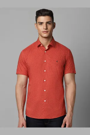 Louis Philippe Men Slim Fit Floral Printed Pure Cotton Shirt