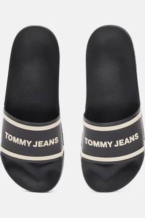 Tommy Hilfiger Men Brand Logo Print Rubber Sliders