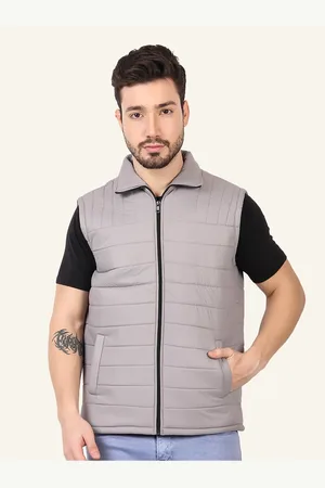 Leather Retail Men Spread Collar Solid Casual Quilted Jacket