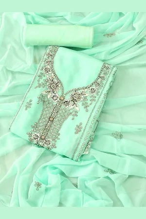 SALWAR STUDIO Embellished Unstitched Dress Material