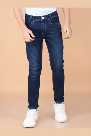 Crimsoune Club Boys Slim Fit Heavy Fade Stretchable Jeans