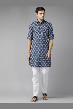 See Designs Floral Printed Regular Pure Cotton Kurta With Pyjamas
