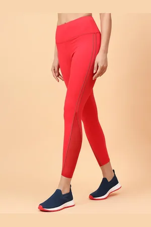 Fitkin Womens Side Reflective Detail Tights