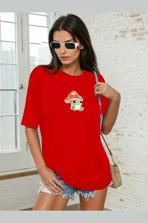 Corsica Women Graphic Printed Round Neck Relaxed Fit T-shirt