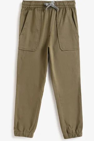 Campana Boys Cotton Twill Regular Fit Stretchable Joggers
