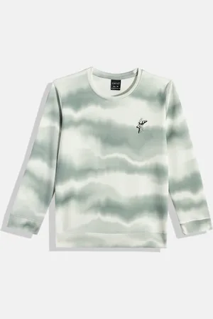 CAVIO Boys Tie and Dye Printed Sweatshirt