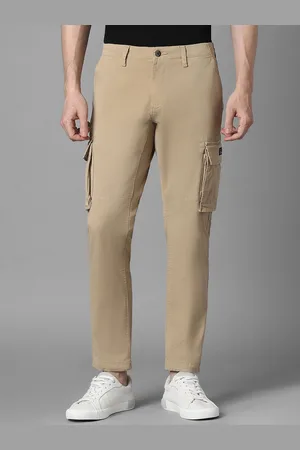 Louis Philippe Men Slim Fit Cargos Trousers