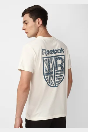 Reebok Logo-Printed Pure-Cotton Training T-Shirts
