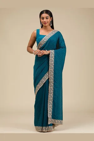 Koskii Embellished Embroidered Saree