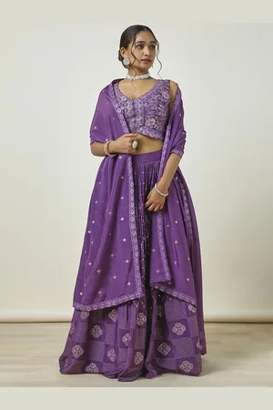 Soch Embellished Sequinned Ready to Wear Lehenga & Blouse With Dupatta