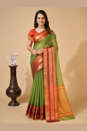 Anjaneya Sarees Woven Design Zari Banarasi Saree