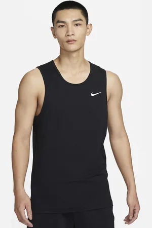 Nike Brand Logo Printed Dri-Fit Hyverse Fitness Tank Tshirt