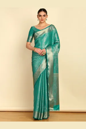 Soch Woven Design Zari Fusion Saree