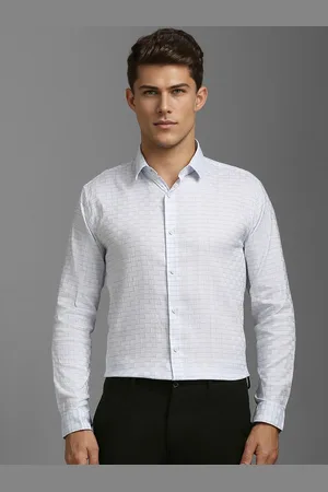 Louis Philippe Men Super Slim Fit Checked Casual Shirt
